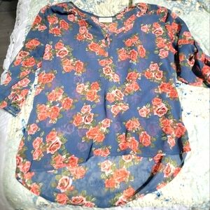 Sheer Floral top